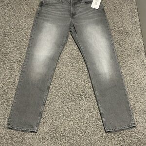 H&M Men's Gray Straight Jeans